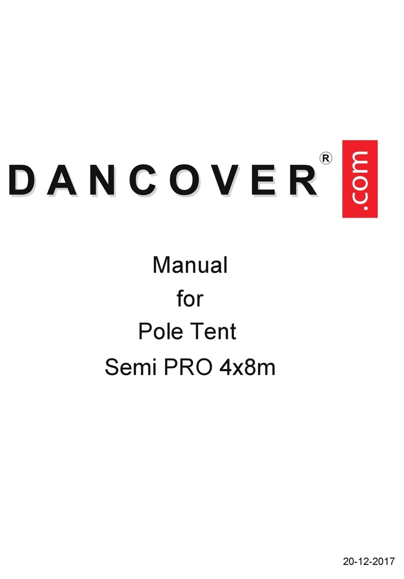 Dancover Semi PRO 4x8m User manual Dancover Semi PRO 4x8m User manual