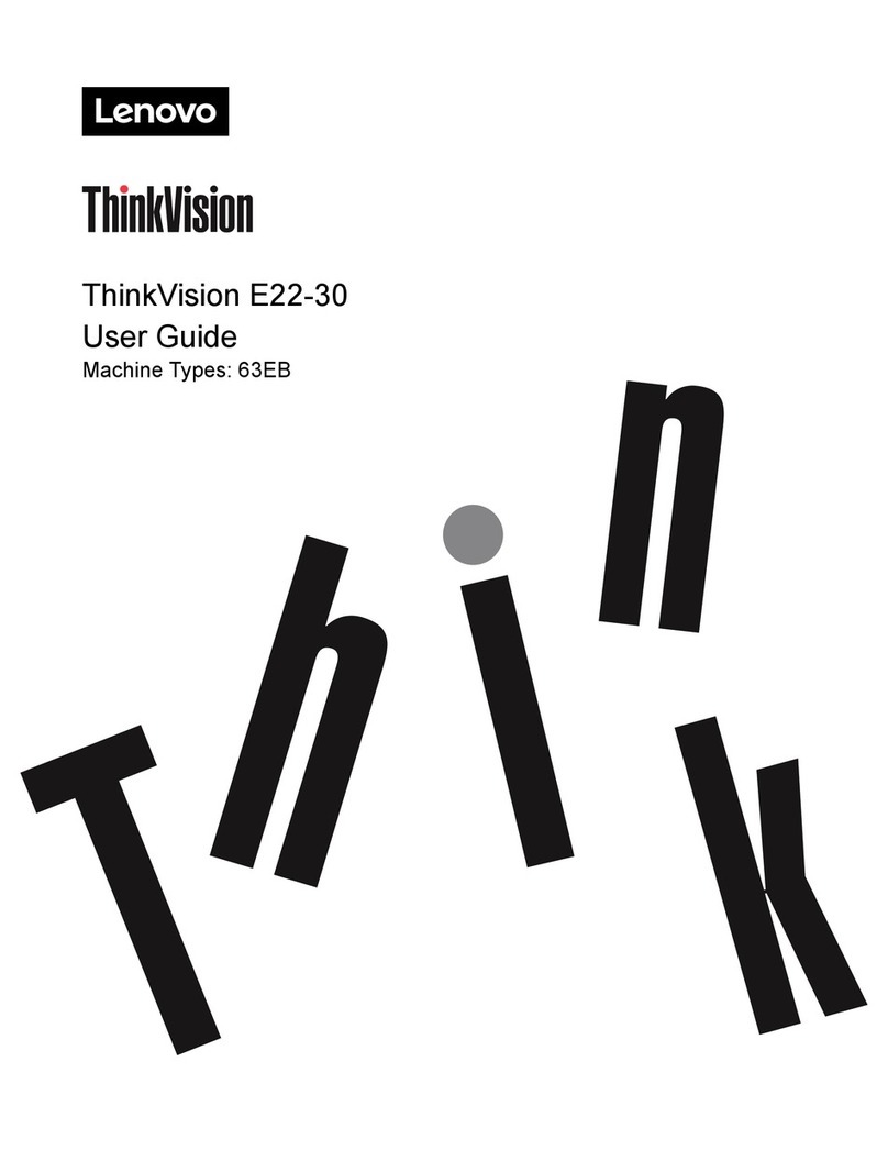 Lenovo ThinkVision E22-30 User manual