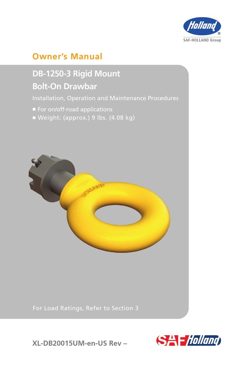 SAF-HOLLAND DB-1250-3 User manual SAF-HOLLAND DB-1250-3 User manual