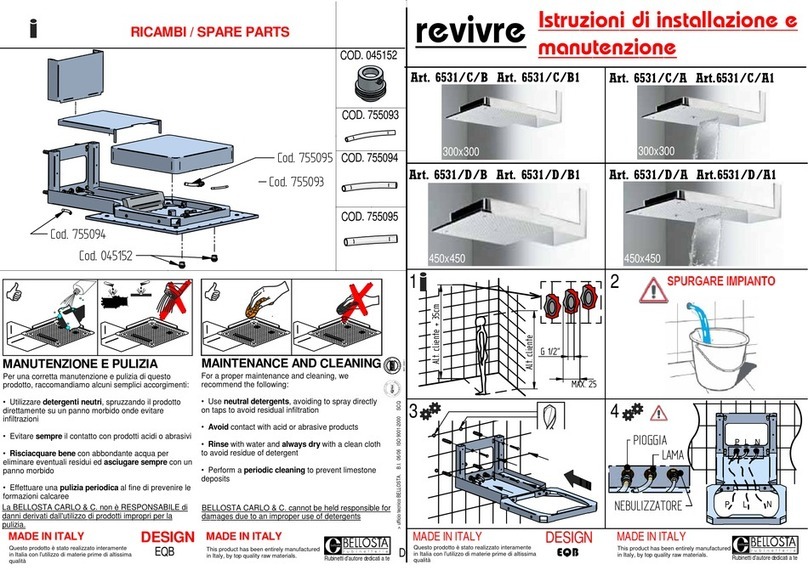 BELLOSTA revivre 6531/C/B1 User manual