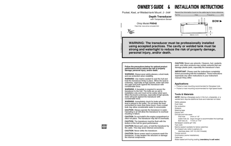 Furuno PM542 User manual
