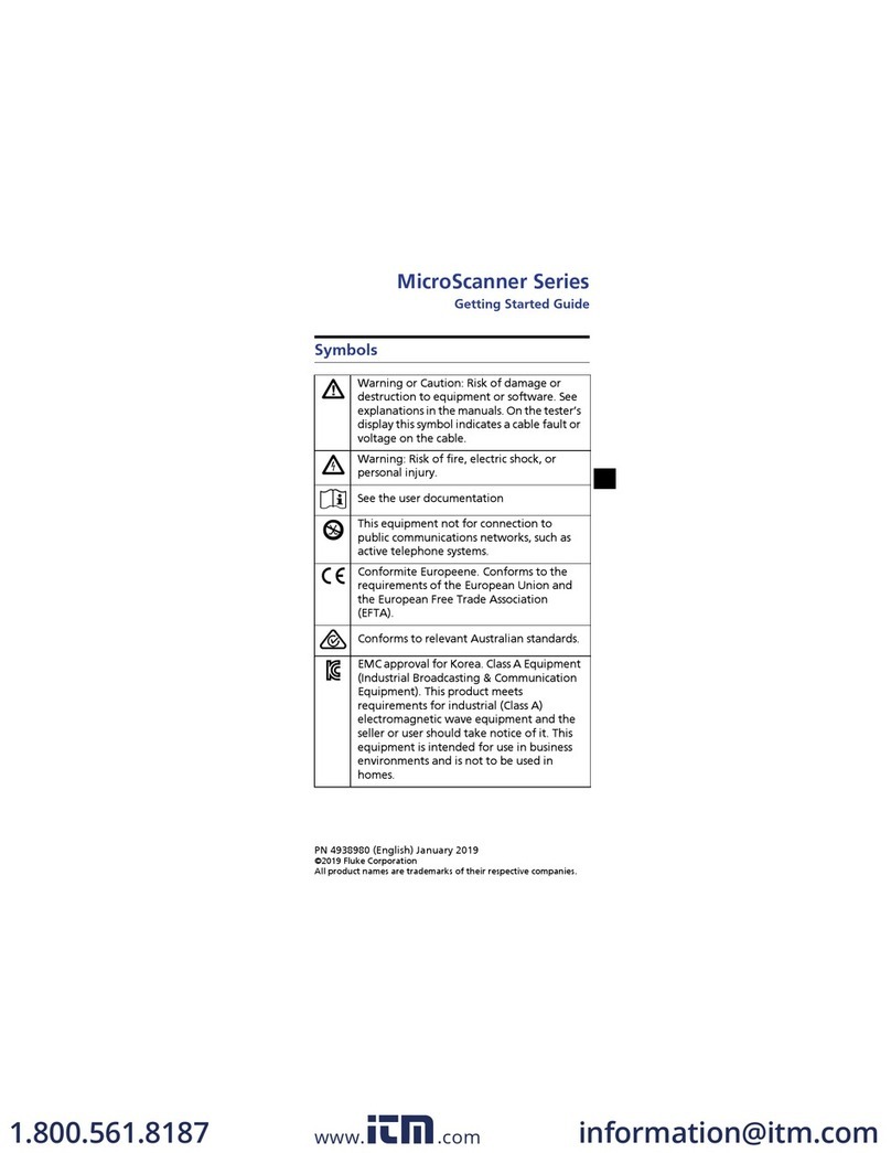 Fluke MS2-100-IE Getting started guide