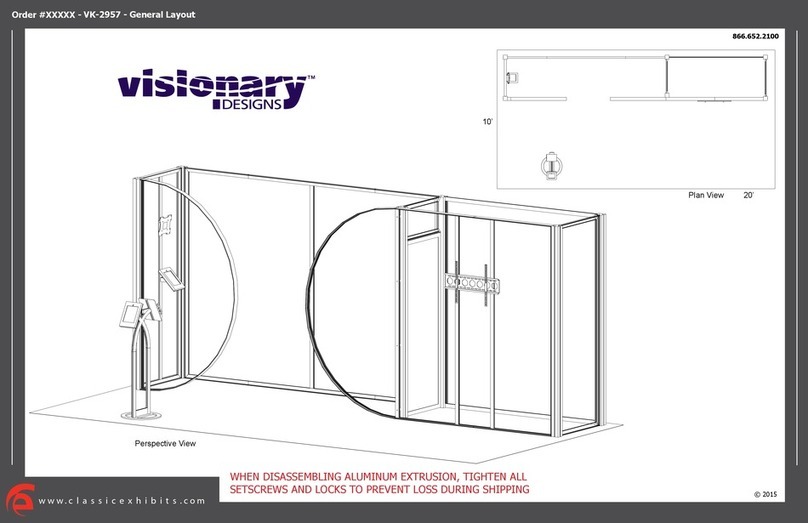 Classic Exhibits visionarydesigns VK-2957 manual