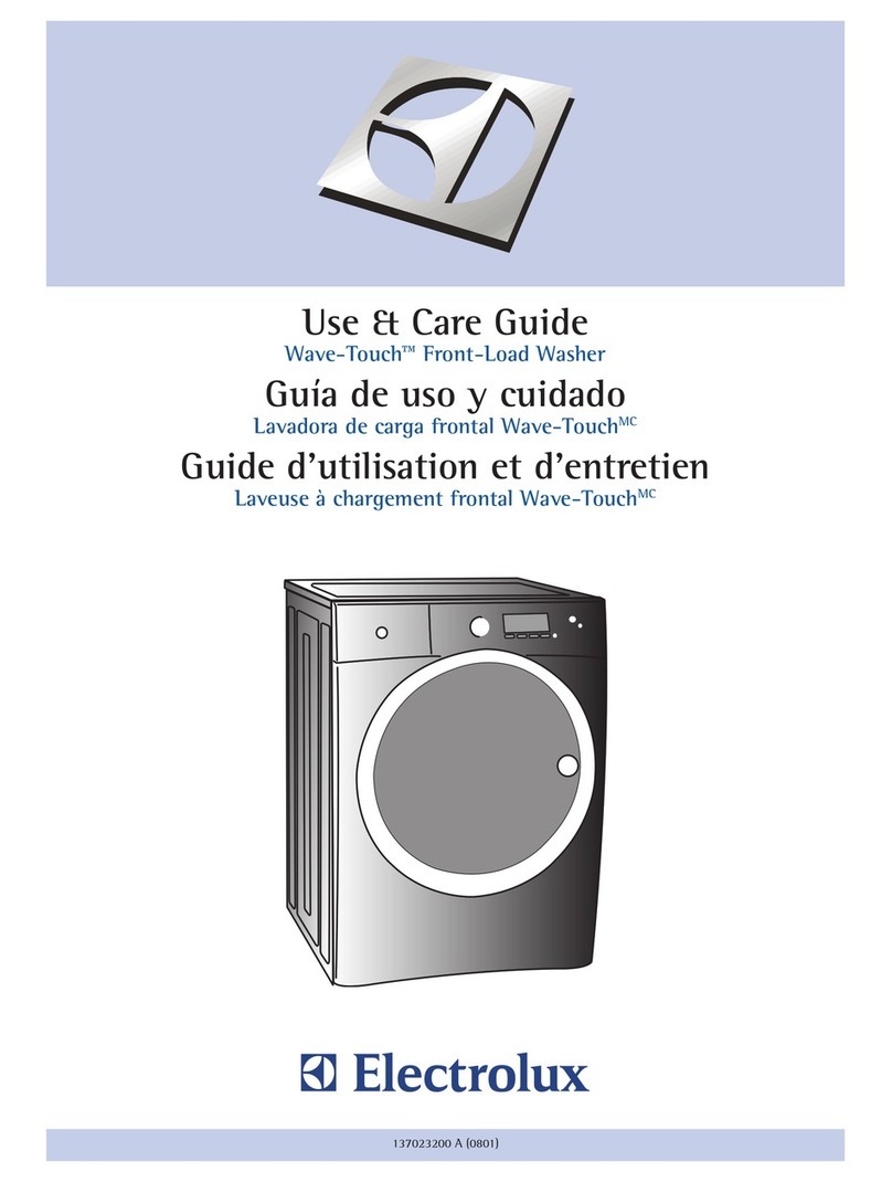 Electrolux Wave-Touch EWFLW65HTS0 User manual