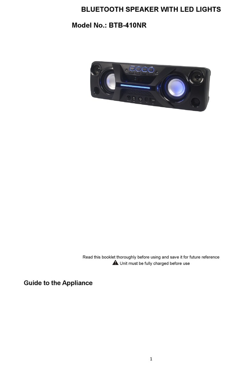 Denver Electronics BTB-410NR manual