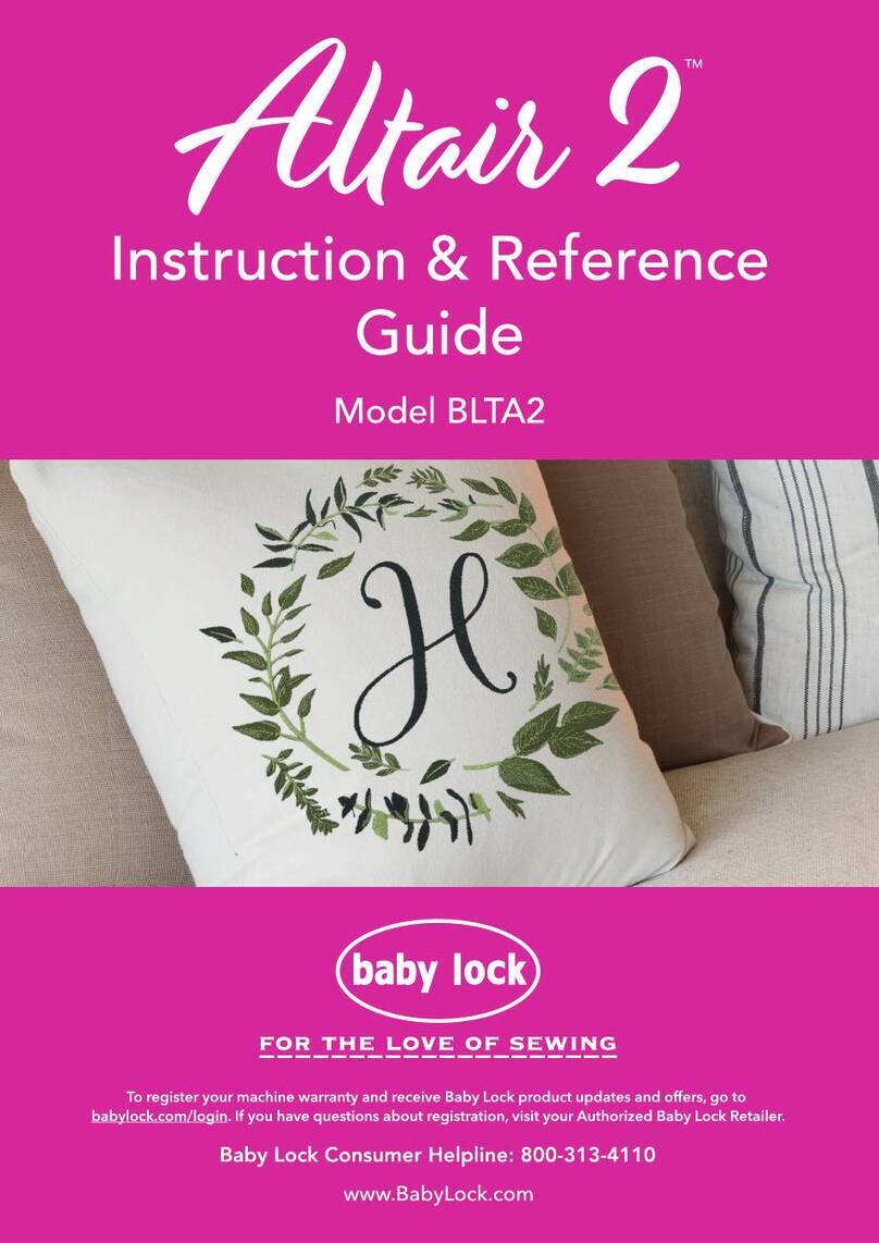 Baby Lock Altair 2 Instruction & Reference Guide