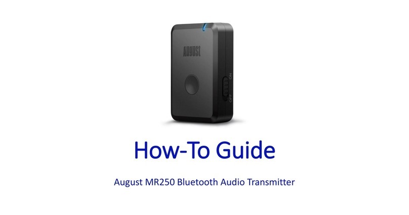 August MR250 Administrator Guide