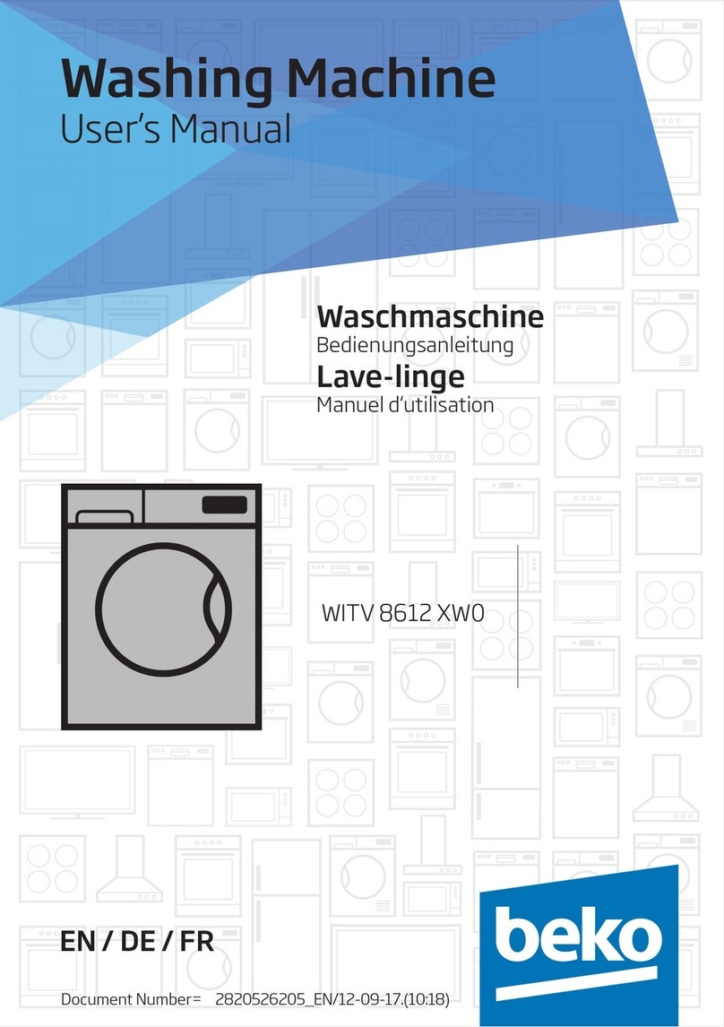 Beko WITV 8612 XW0 user manual