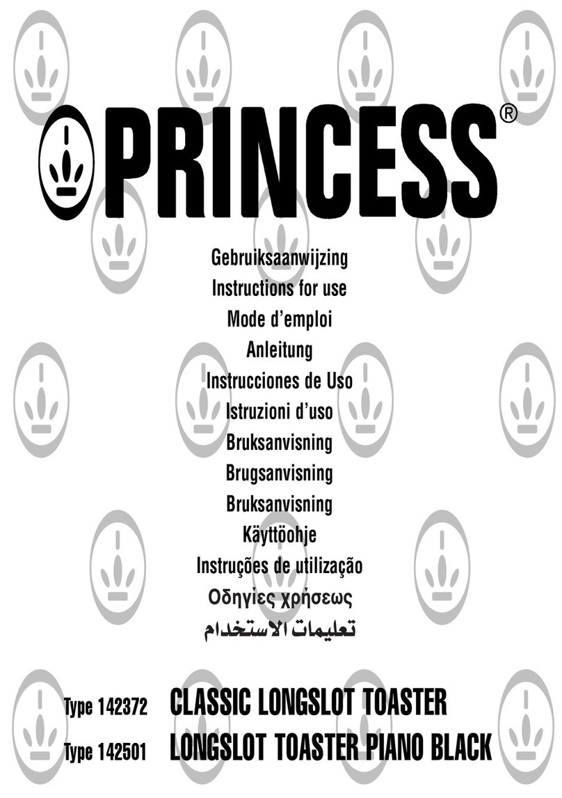 Princess 142372 Instructions for use