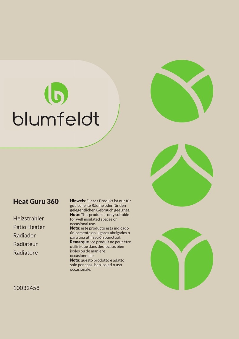 Blumfeldt Heat Guru 360 User manual