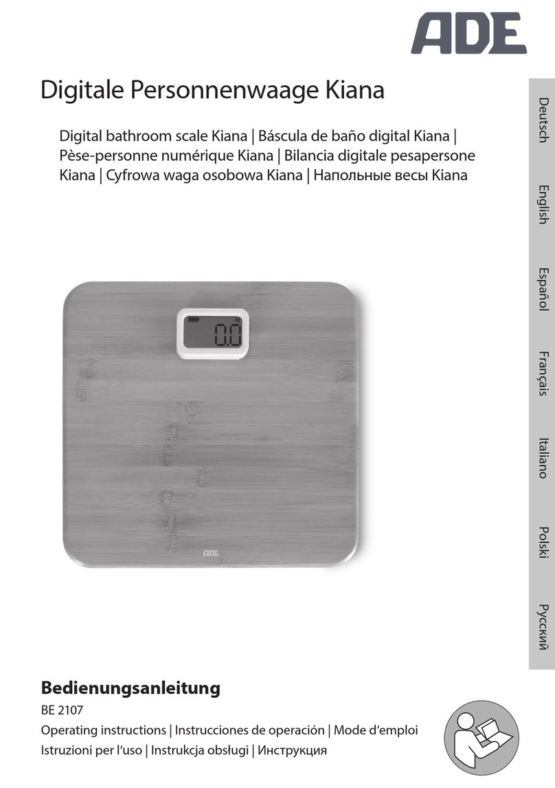 ADE BE 2107 User manual