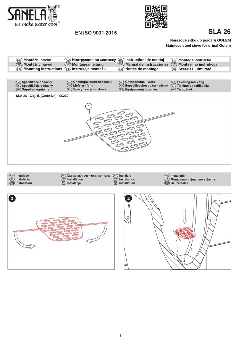 Sanela SLA 26 Mounting instructions
