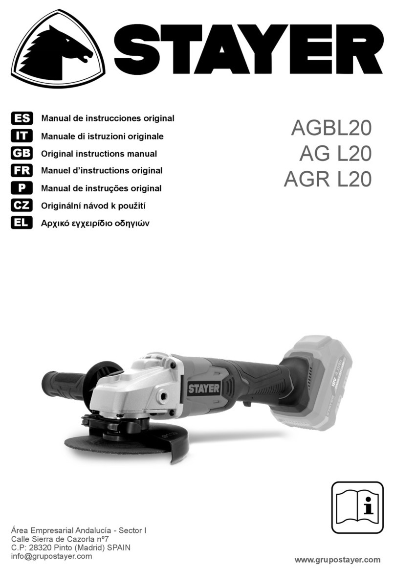 stayer AGR L20 Original instruction manual