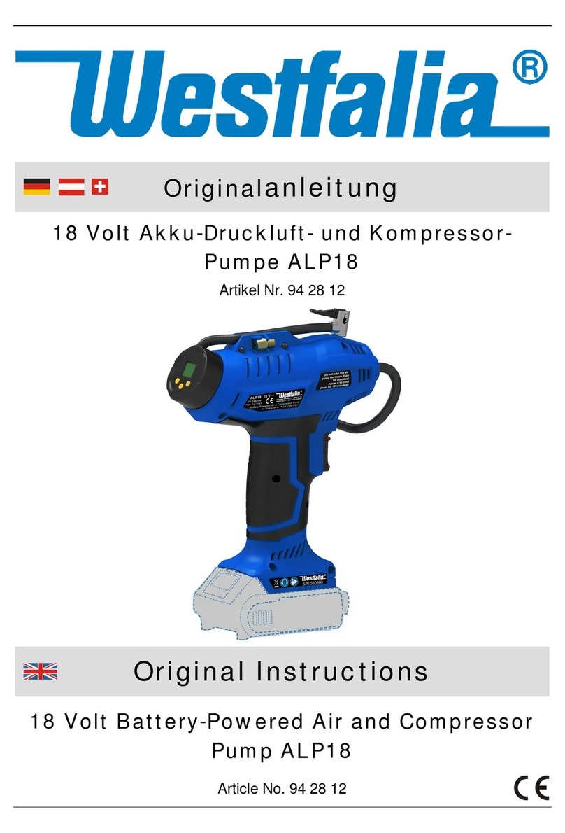 Westfalia ALP18 Original instructions