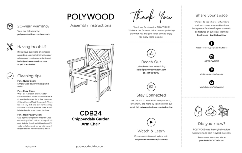Polywood CDB24 User manual
