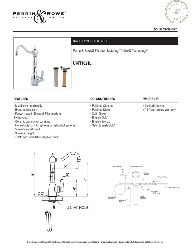 Perrin & Rowe UKIT1621L manual