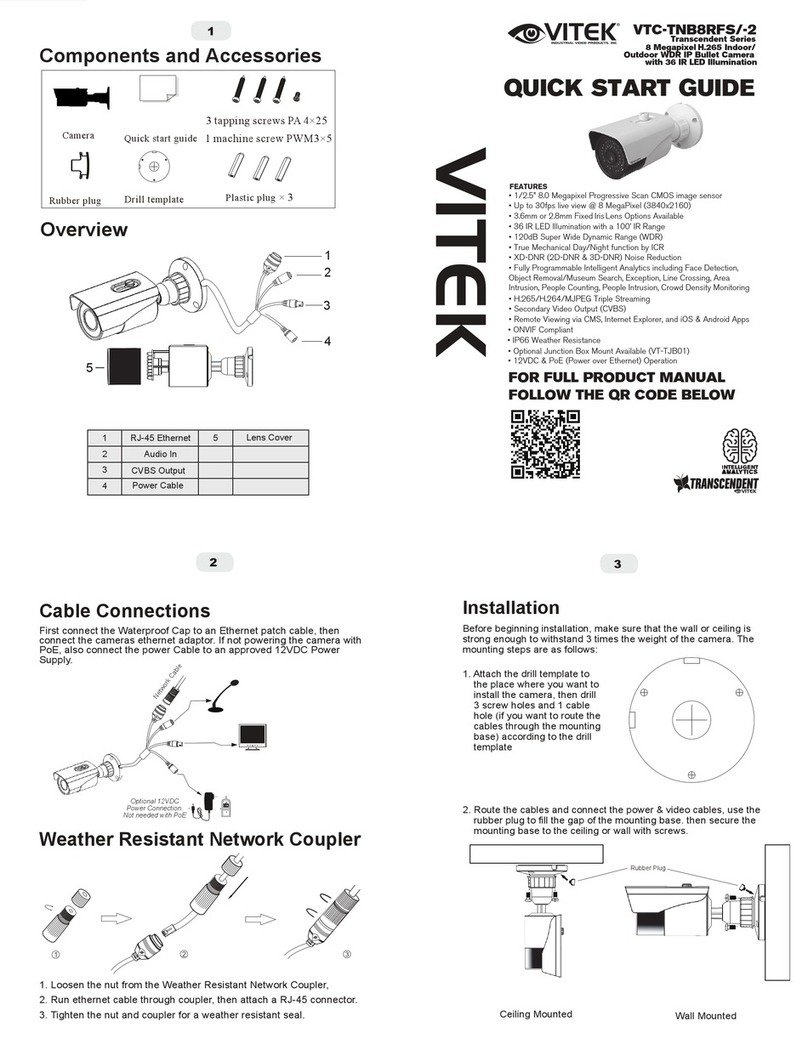 Vitek Transcendent VTC-TNB8RFS-2 User manual