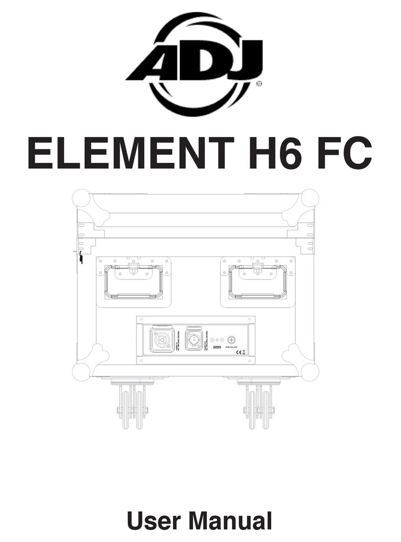 ADJ ELEMENT H6 FC User manual