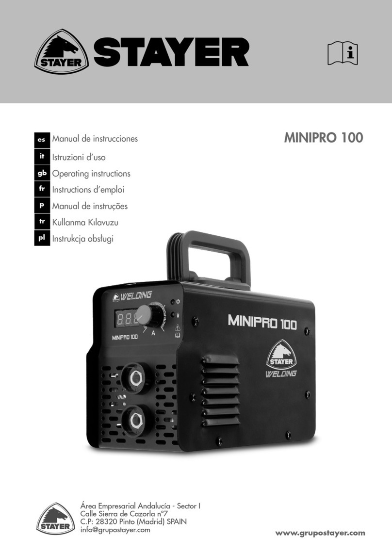 stayer MINIPRO 100 User manual