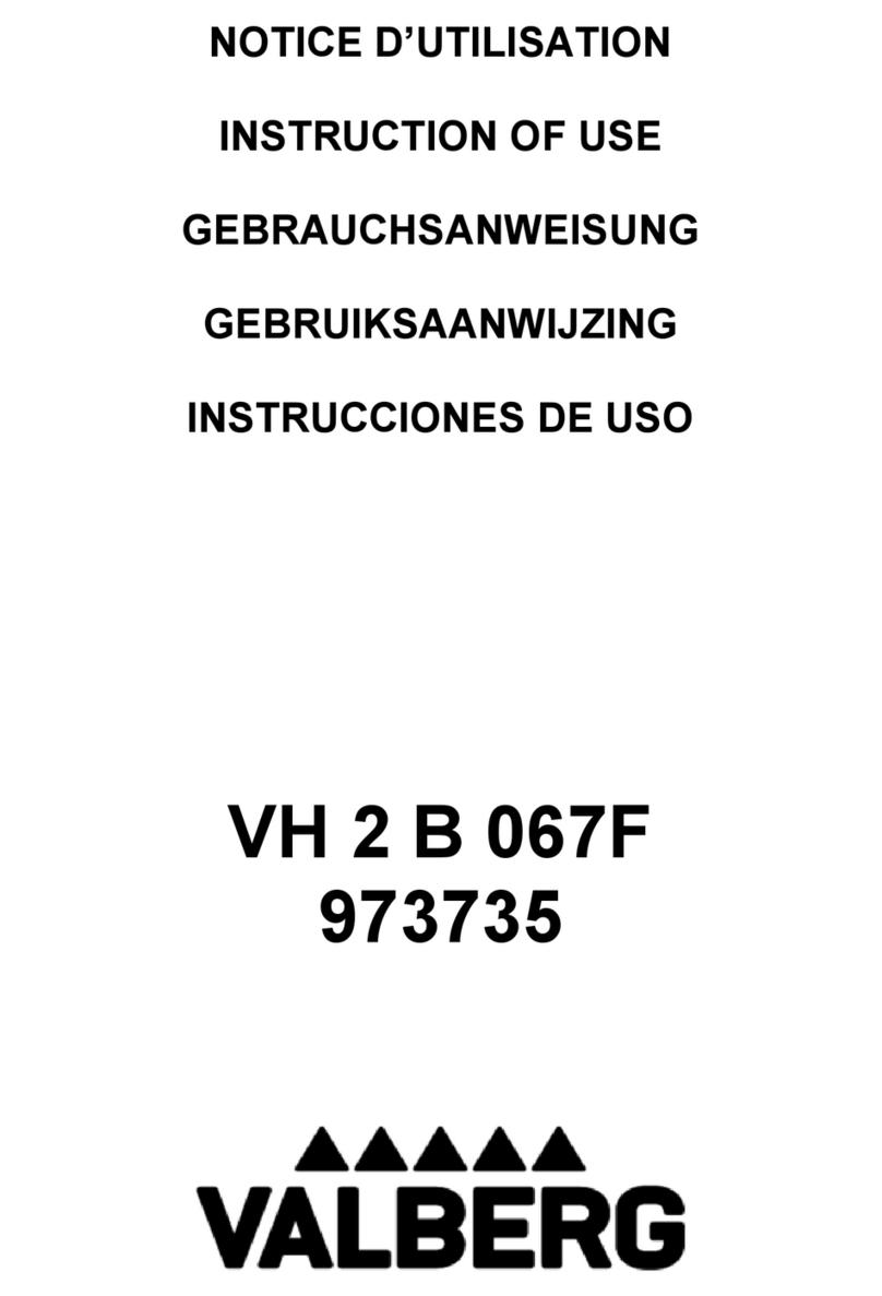 VALBERG VH 2 B 067F Instructions of use
