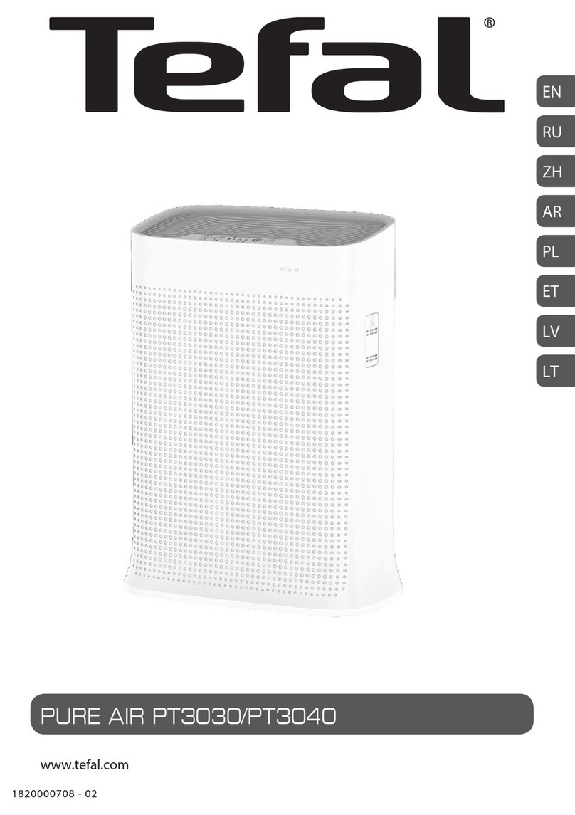 TEFAL PURE AIR PT3040 manual