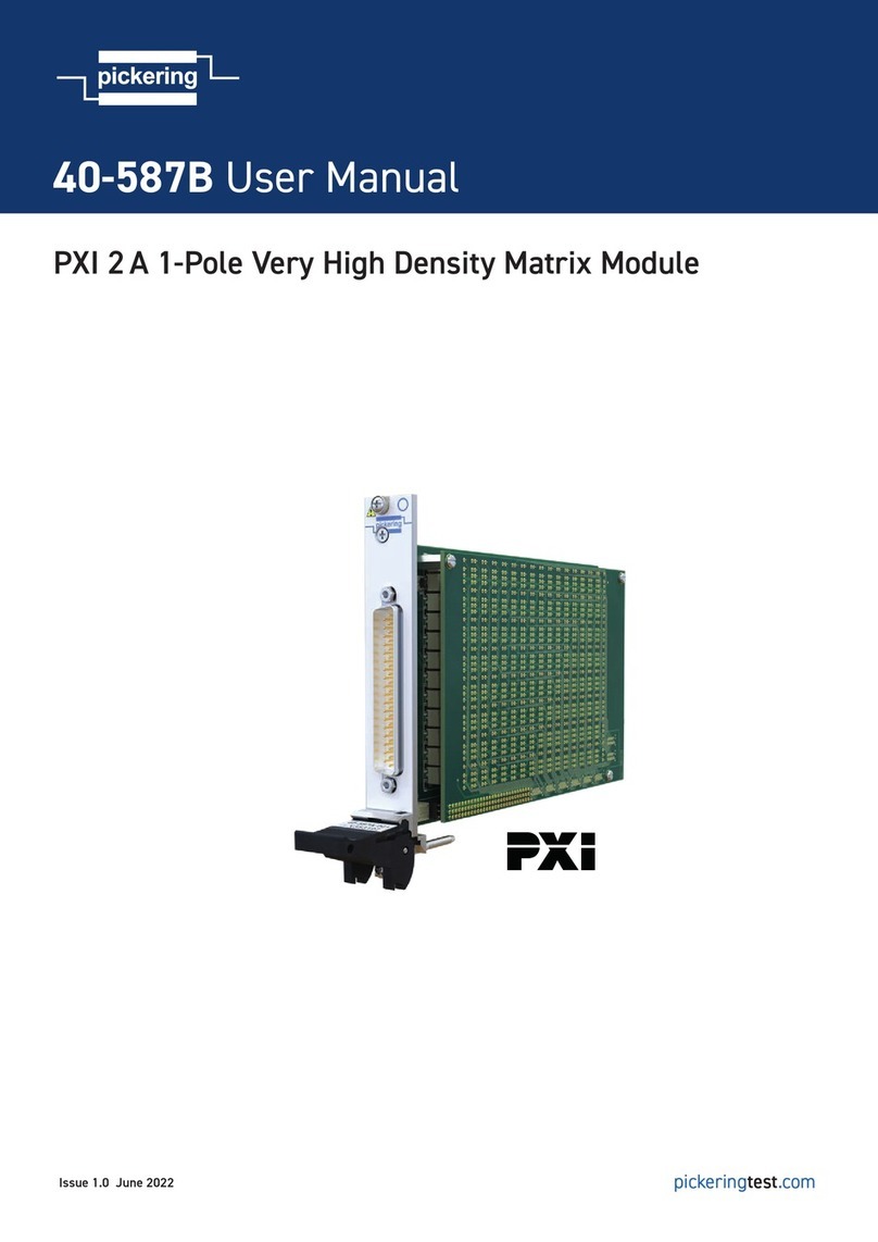 Pickering 40-587B user manual