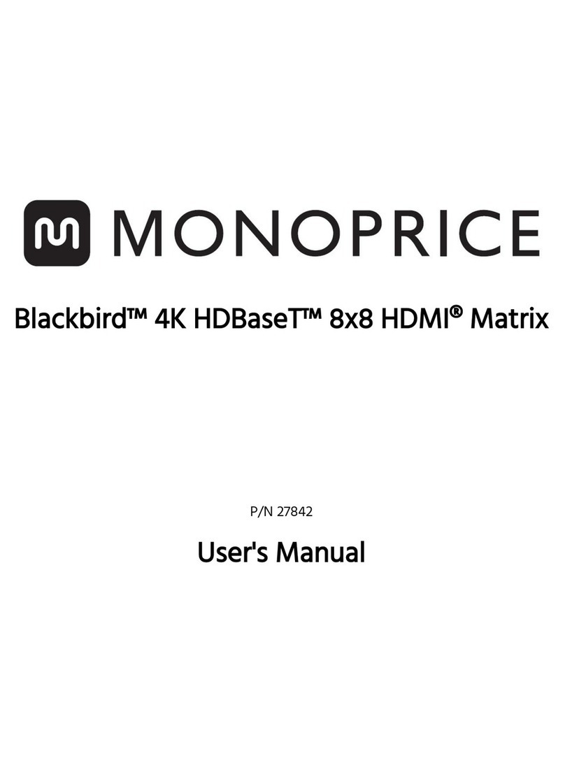 Monoprice Blackbird 27842 User manual Monoprice Blackbird 27842 User manual