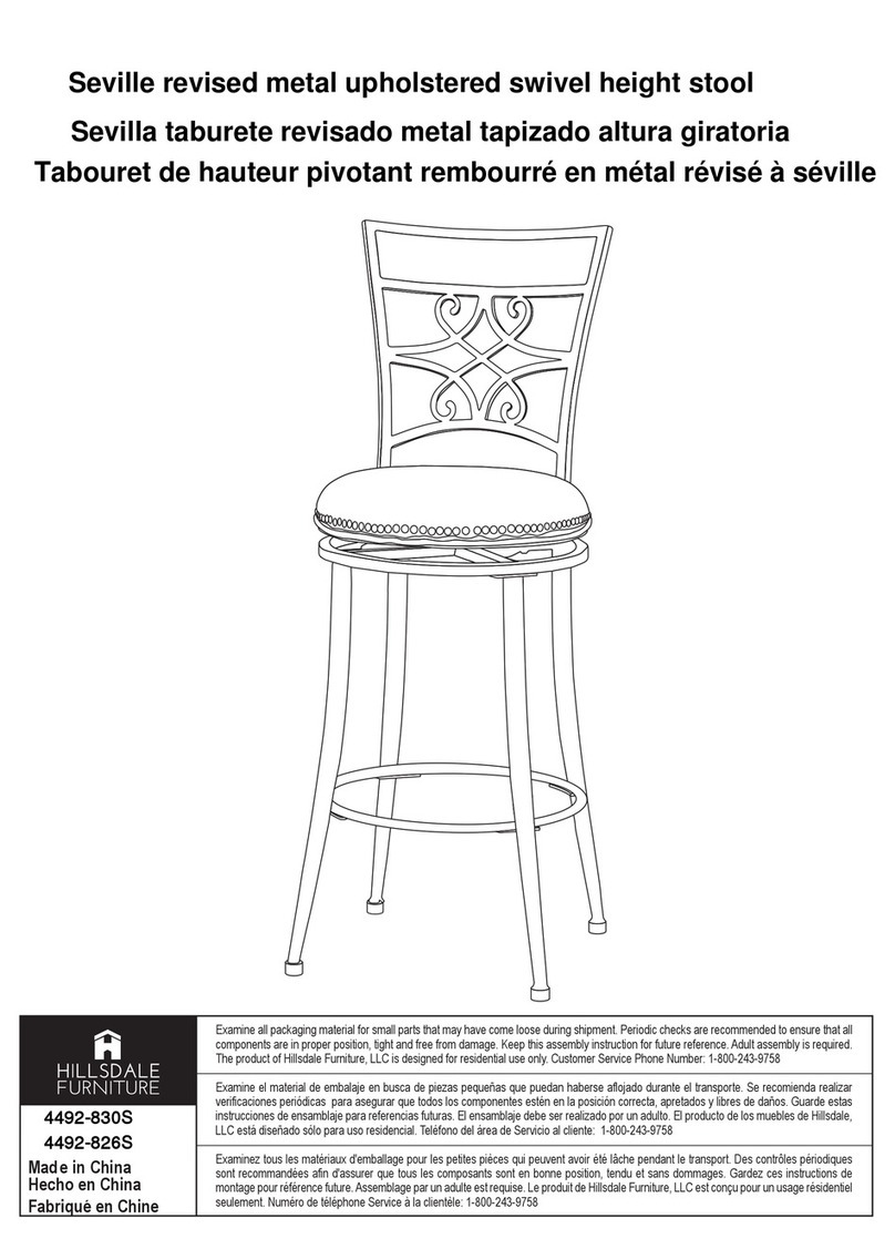 Hillsdale Furniture 4492-830S manual