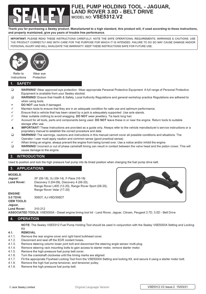 Sealey VSE5312.V2 manual