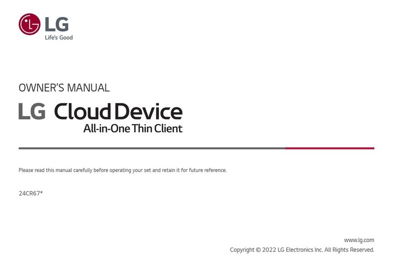 LG CloudDevice 24CR67 Series User manual LG CloudDevice 24CR67 Series User manual