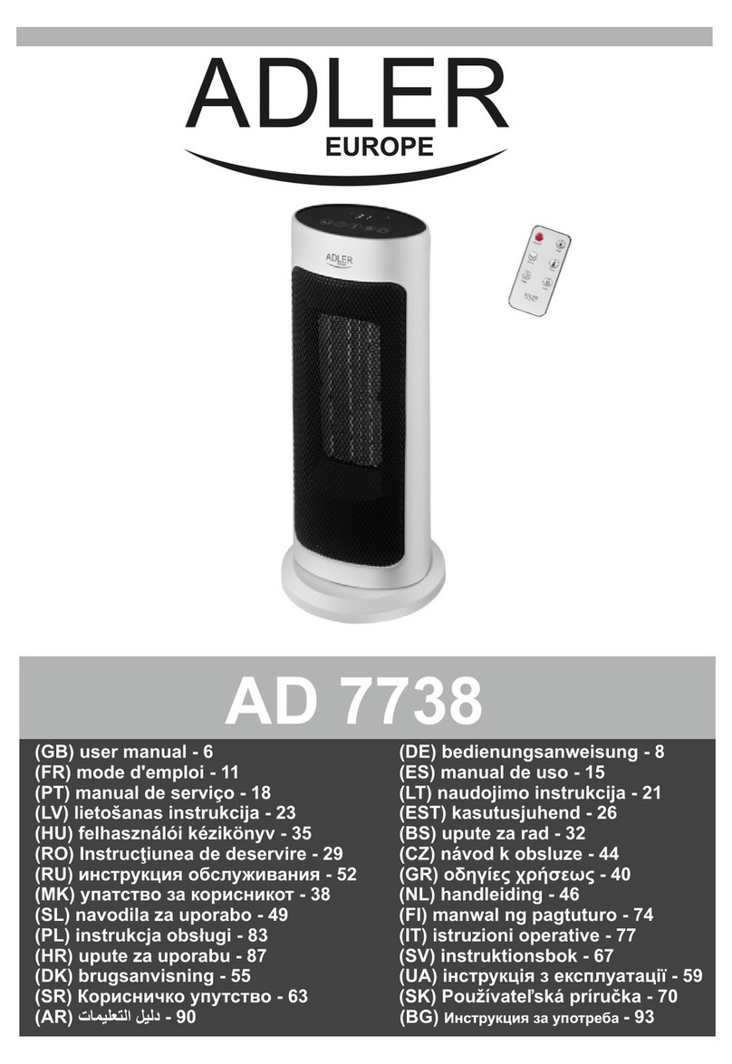 Adler Europe AD 7738 User manual