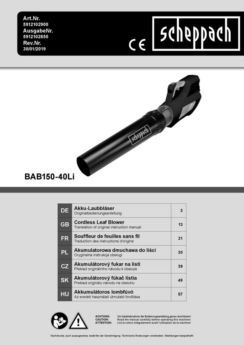 Scheppach BAB150-40Li Translation of original instruction manual