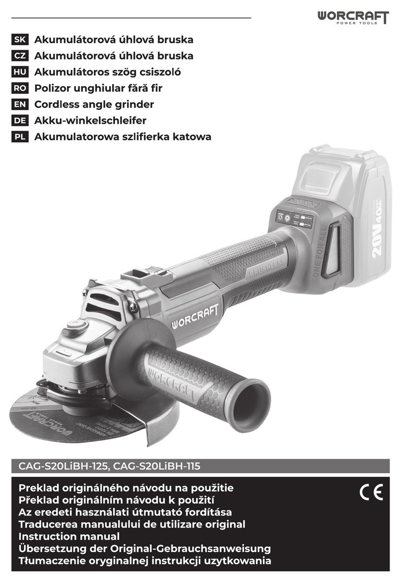 Worcraft CAG-S20LiBH-125 instruction manual