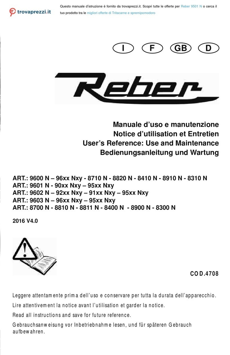 REBER 96 Series User’s Reference: Use and Maintenance