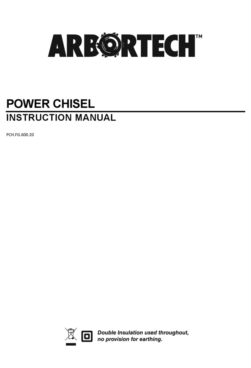 Arbortech PCH.FG.600.20 instruction manual