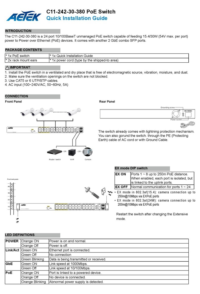 AETEK C11-242-30-380 User manual AETEK C11-242-30-380 User manual