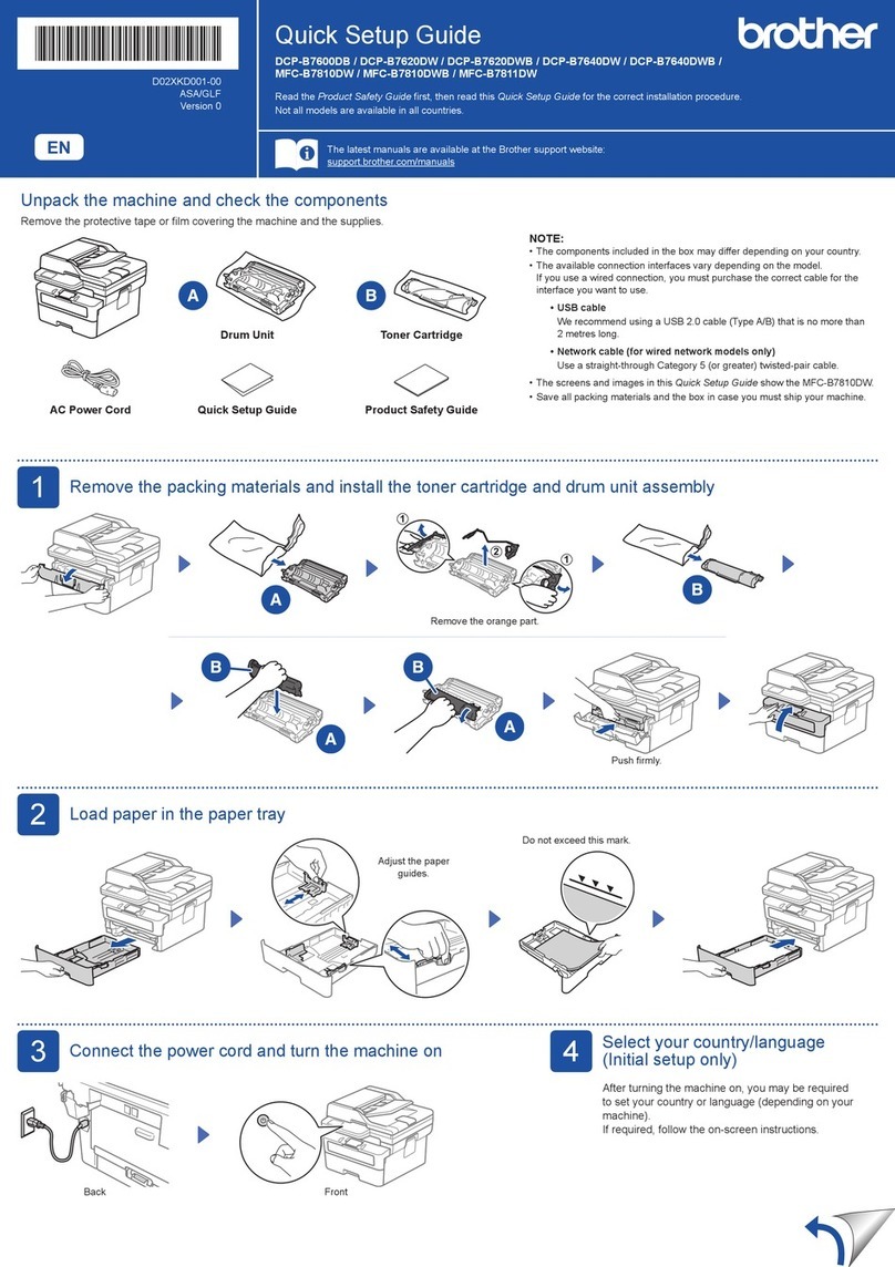 Brother DCP-B7600DB User manual