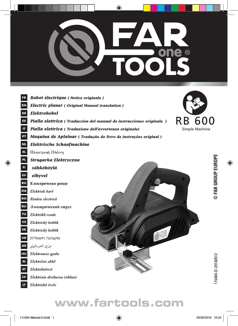 Far Tools one RB 600 Operation instructions