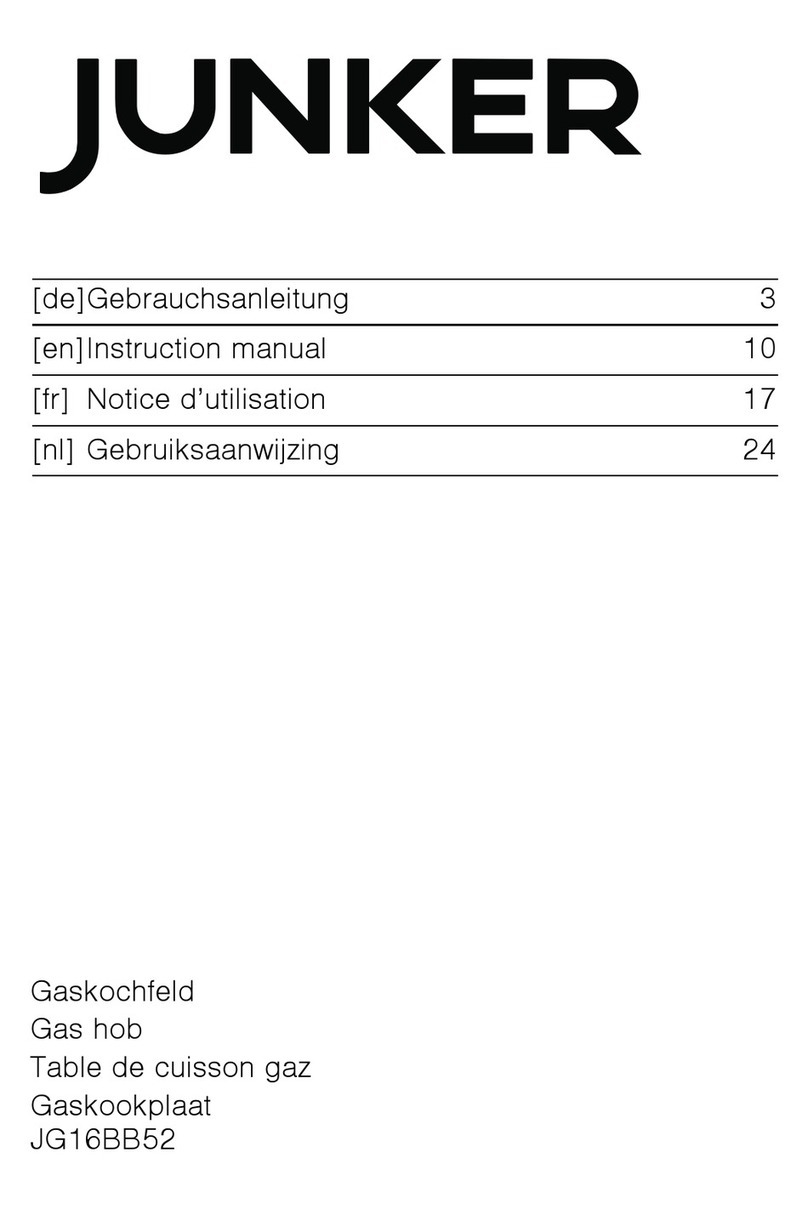Junker JG16BB52 User manual