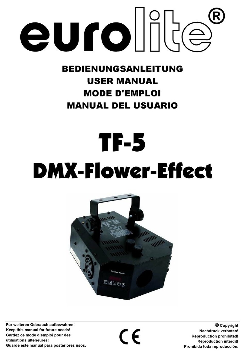EuroLite TF-5 DMX-Flower-Effect user manual