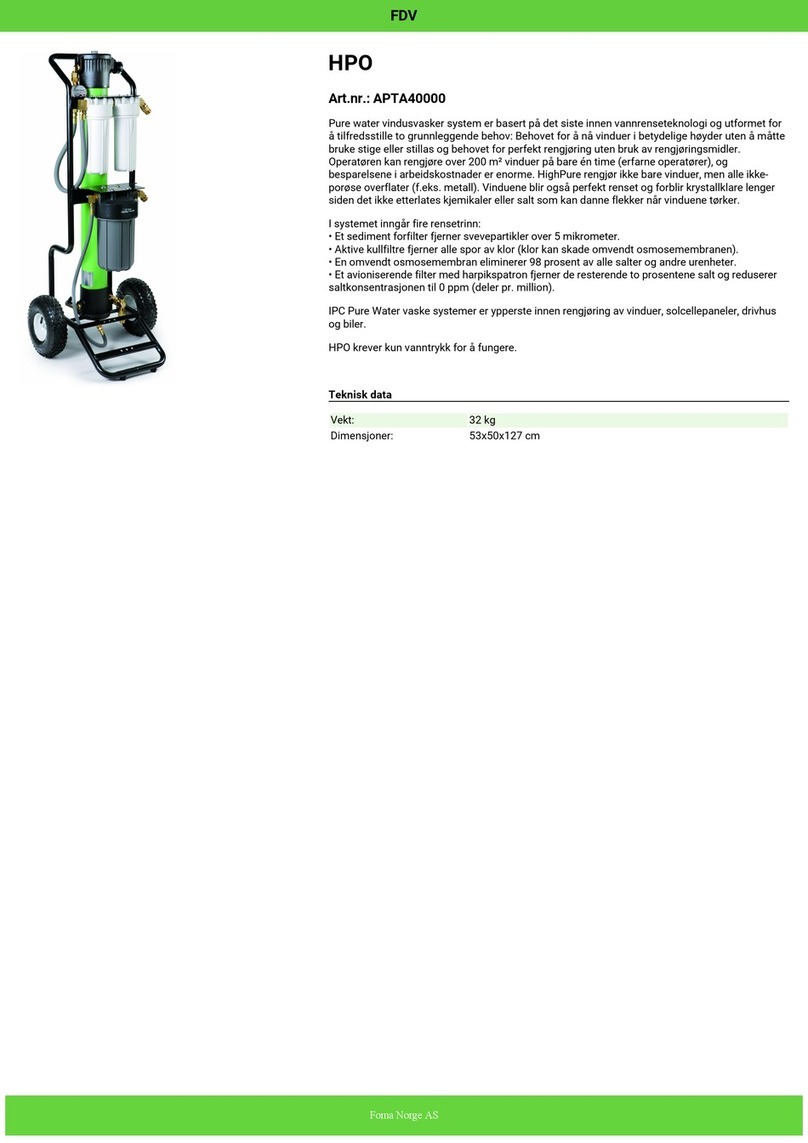 IPC Eagle HighPure HP O User manual