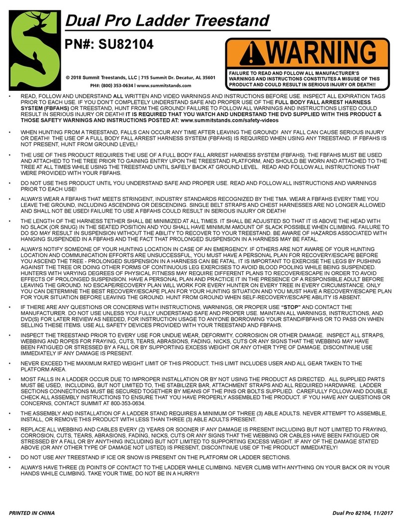 Summit Treestands SU82104 manual