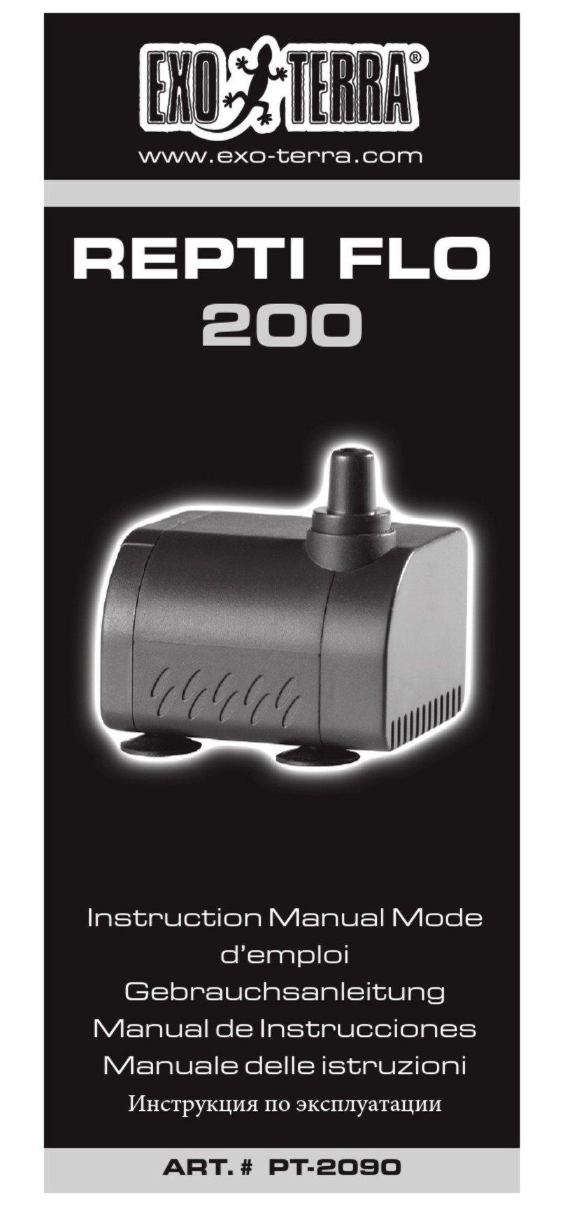 Exo Terra REPTI FLO 200 instruction manual
