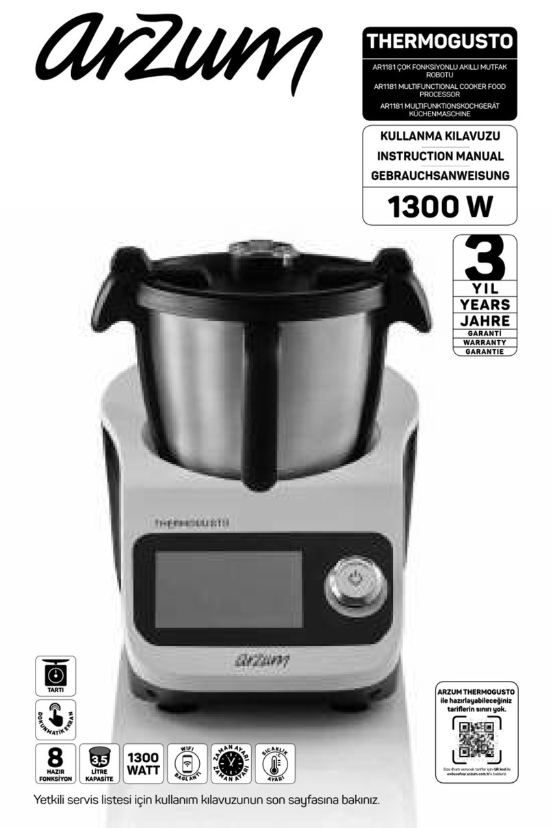 Arzum AR1181 instruction manual