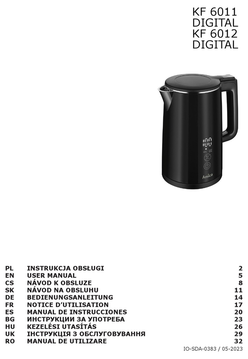 Amica KF 6011 DIGITAL User manual Amica KF 6011 DIGITAL User manual