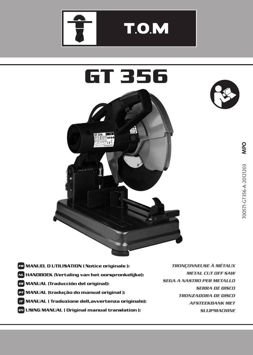 T.O.M GT 356 manual