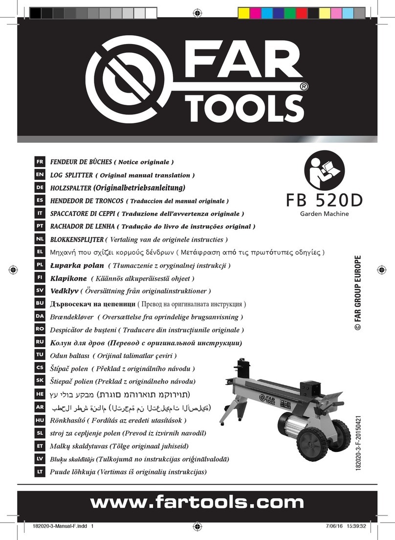 Far Tools FB 520D Operation instructions
