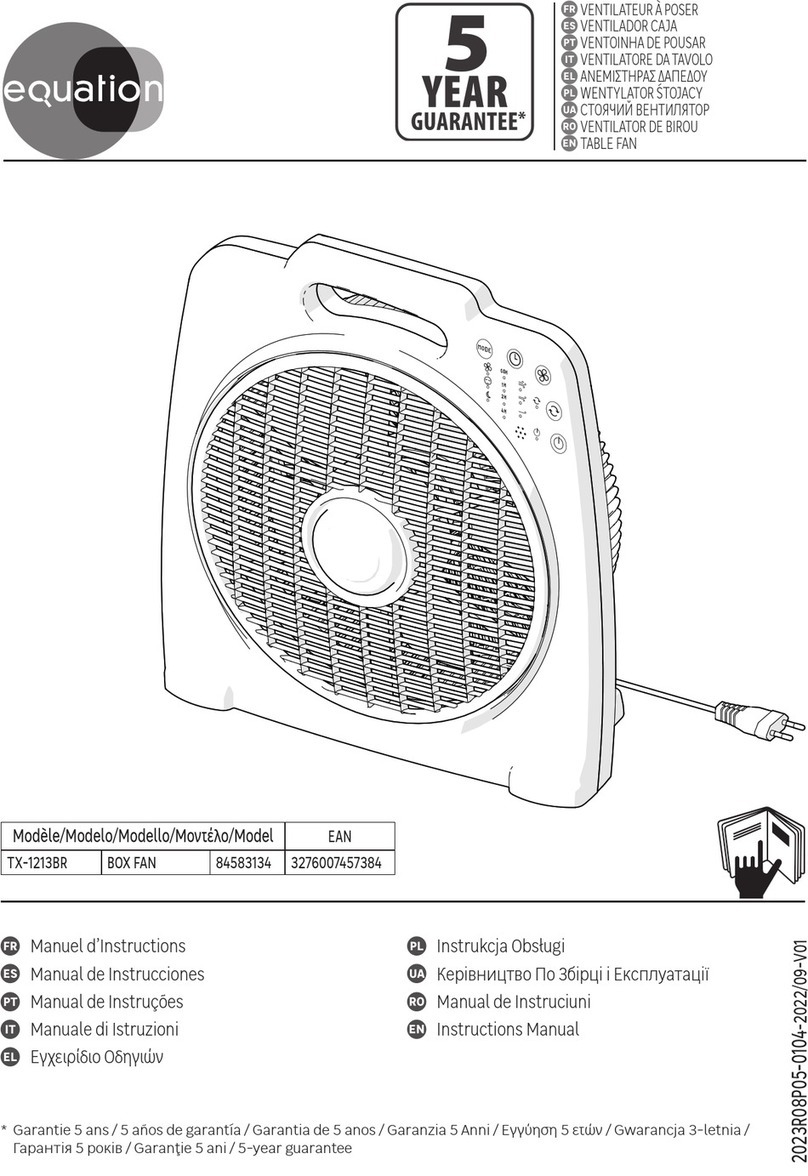 EQUATION TX-1213BR instruction manual