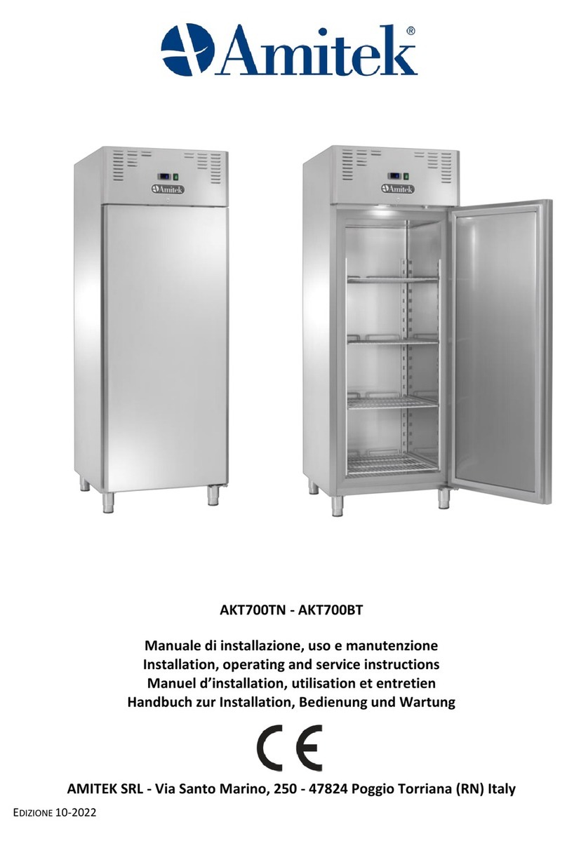 Amitek AKT700TN Installation, operating and service instructions