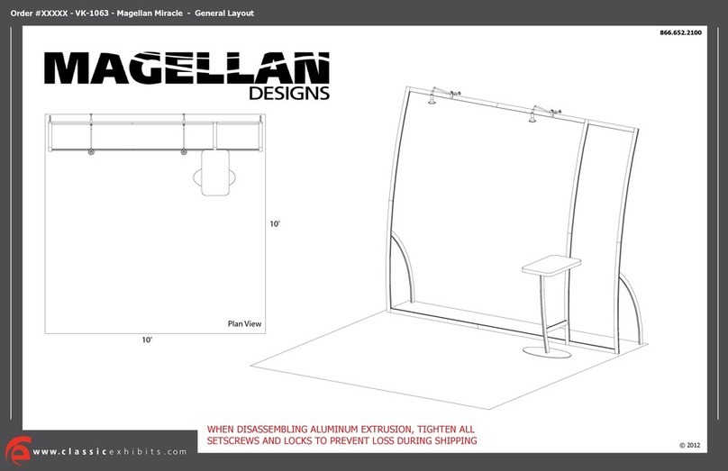 Classic Exhibits Magellan Designs VK-1063 manual